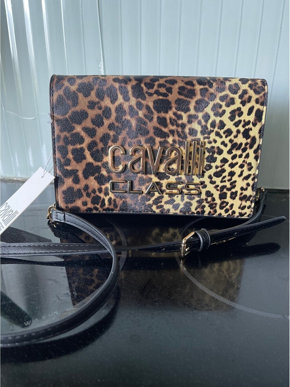 NEW Cavali Class adjustable Crossbody Leopard Bag